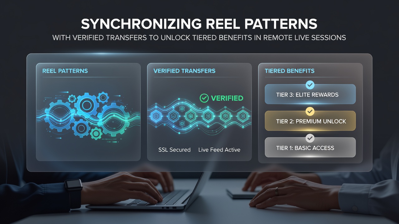 Darstellung der Synchronisation von Walzenmustern mit Transfers in Live-Sessions